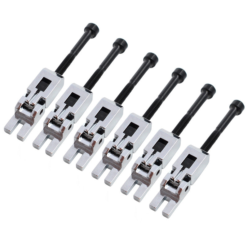 6pcs Electric Guitar Bridge Saddles Double Locking Tremolo Bridge Systyem Saddle