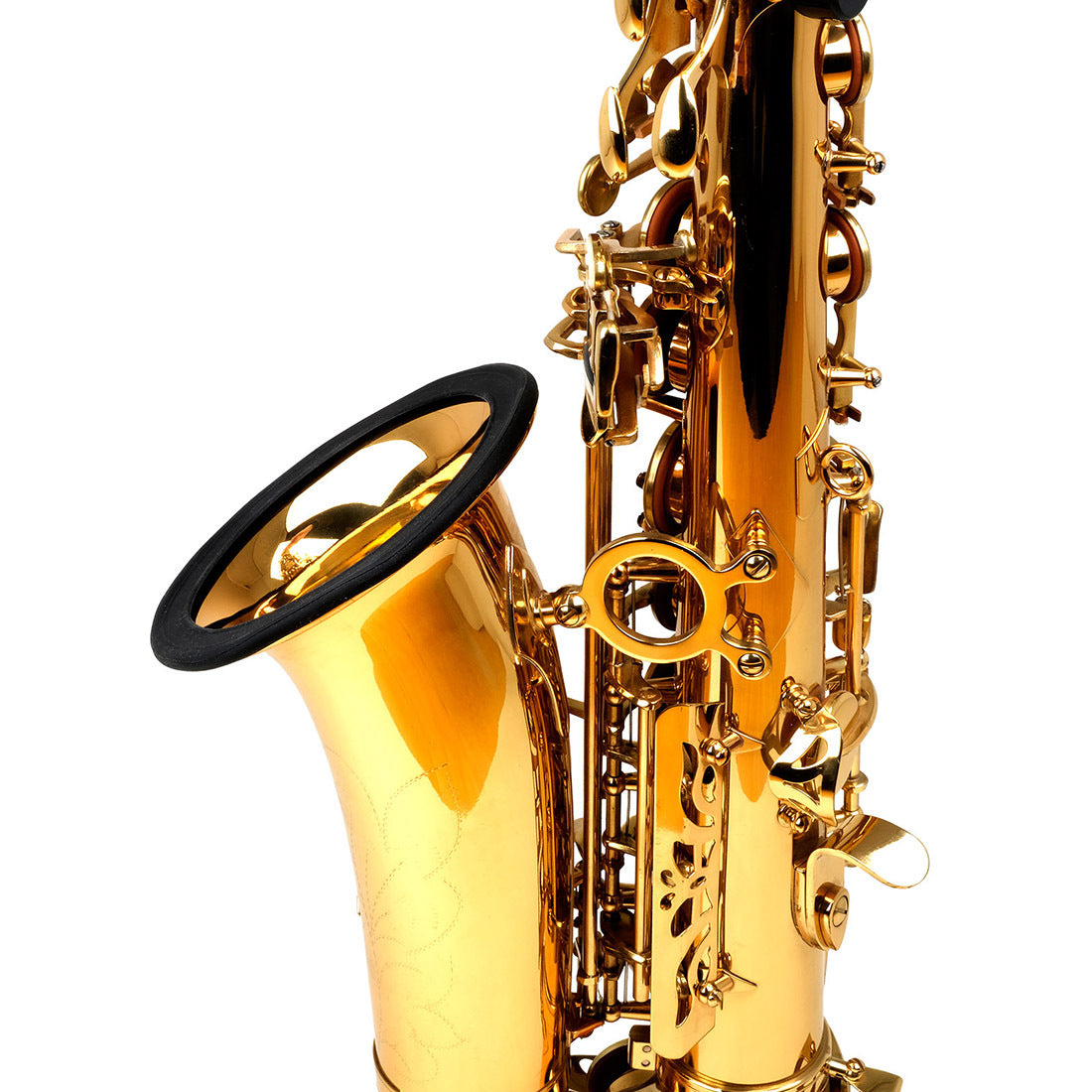 Saxophone Mute Ring Silicone Bell Mouth Silencer Brass Instrument Accessories AU