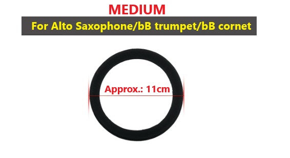 Saxophone Mute Ring Silicone Bell Mouth Silencer Brass Instrument Accessories AU