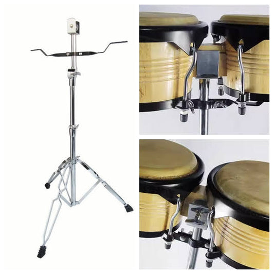 Bongos 7"+9" African Latin Percussion Hand Drums with stand/tuning wrench set AU
