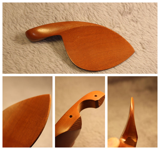 1/8 Violin Chin Rest Ergonomic Violin Chin Support JUJUBE wood Violin Accessory