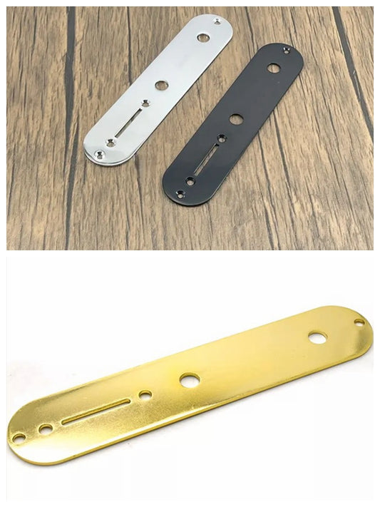 Metal Electric Guitar Control Plate with Diameter Pot Holes Tele Guitar CTS Pots