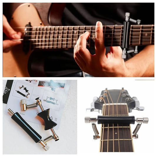 Alloy Rolling Guitar Capo Sliding Tuning Clip Acoustic Classicl Electric Ukulele