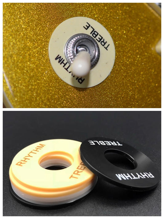 LP Electric Guitar Toggle Switch Washers Rhythm Treble Ring Plate with Les Paul Guitars