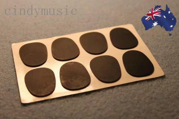 8pcs Mouthpiece Silicone patches pads cushions Alto Tenor Saxophone BLACK AU