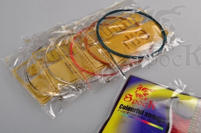 09-42 Colourful Electric Guitar Strings Nickel plated Outer Material Ultra-light