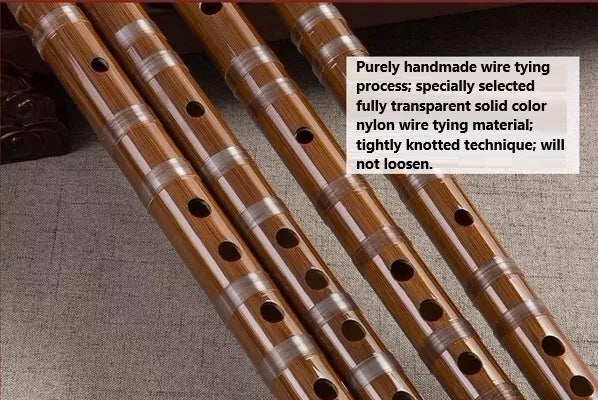 Professional 5pcs set Bamboo Dizi Flute Traditional Flute Musical Instruments AU