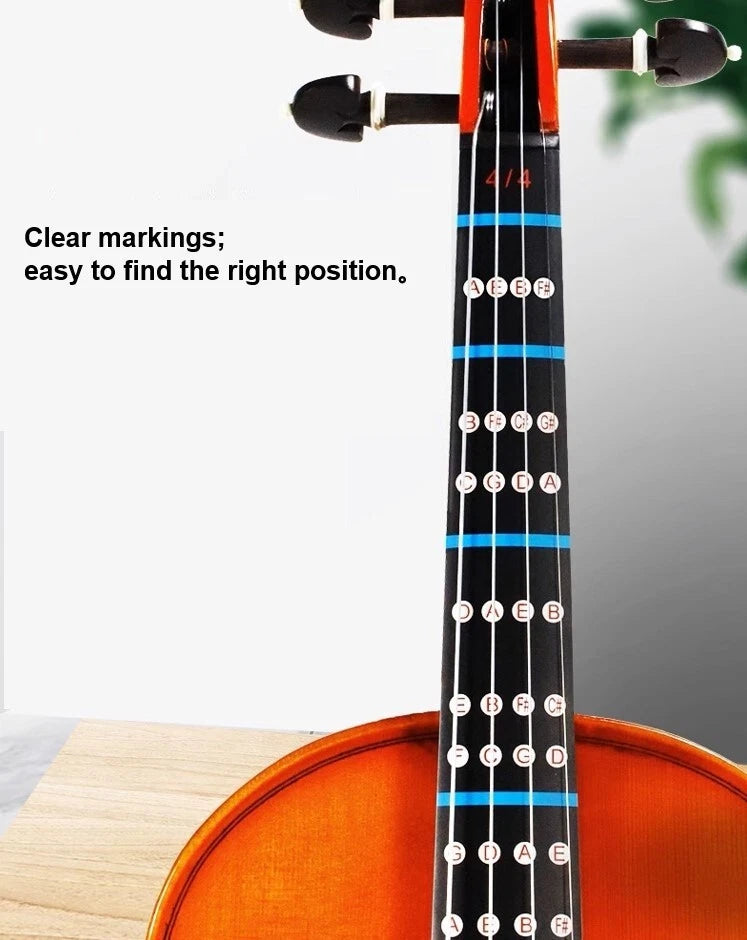 1pc Violin fingerboard position stickers beginners Practice Scale stickers