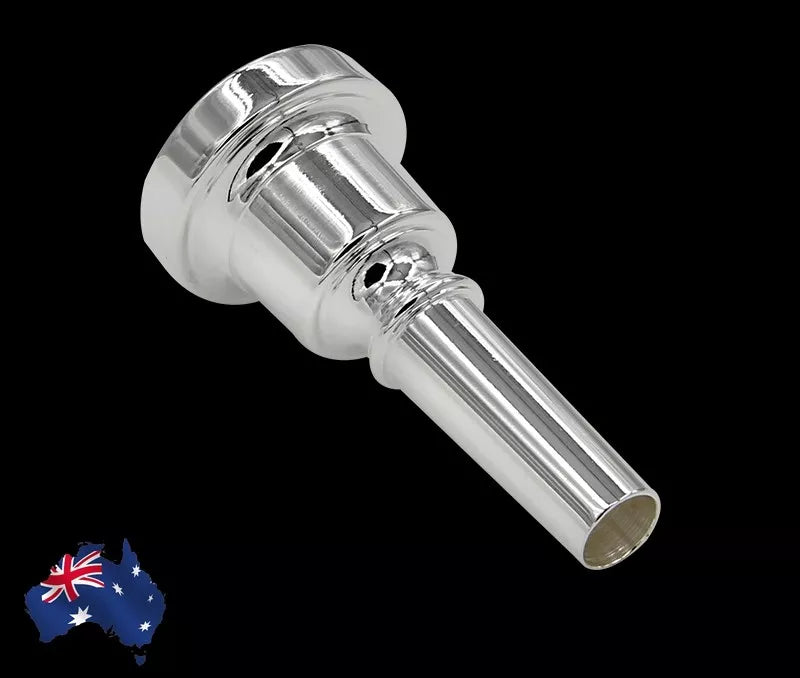 Silver Plated Baritone Mouthpiece Rich Dark Sound 11.5mm Socket Brass Accessorie