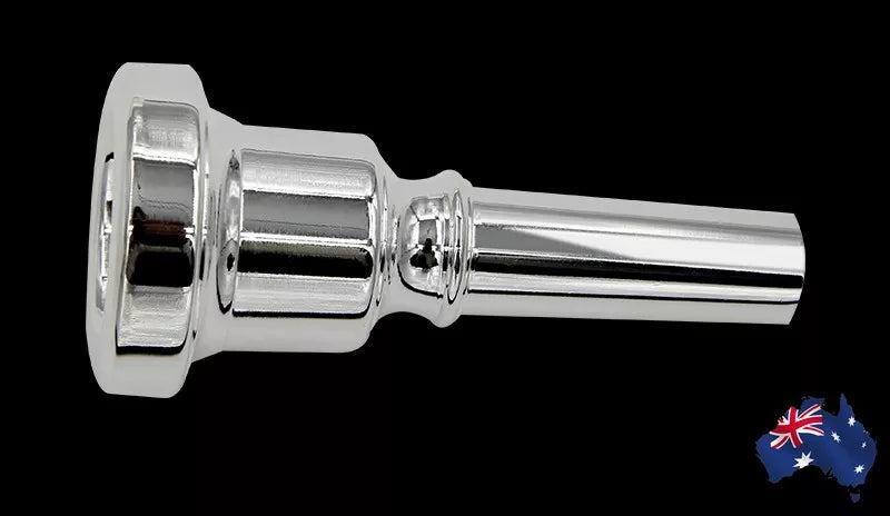 Silver Plated Baritone Mouthpiece Rich Dark Sound 11.5mm Socket Brass Accessorie