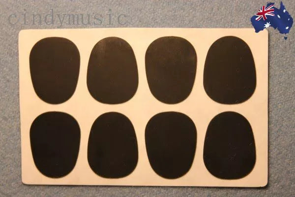 8pcs Mouthpiece Silicone patches pads cushions Alto Tenor Saxophone BLACK AU