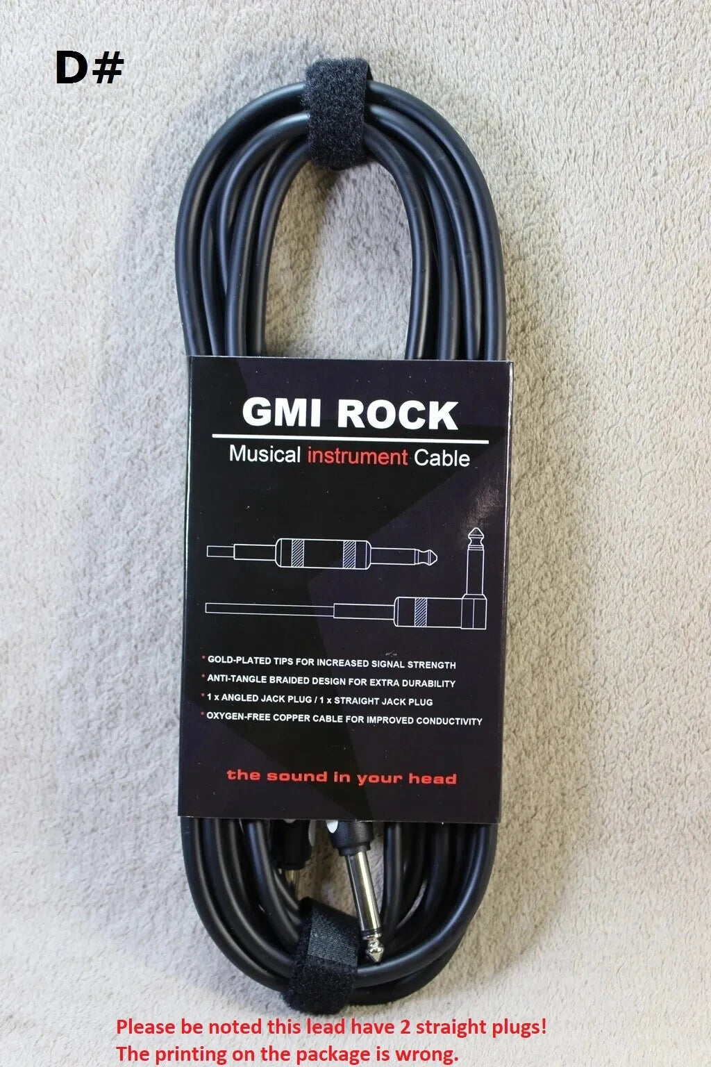 3M5M10M Guitar Lead Instrument Amp Cable Noiseless Audio Cable 2xStraight plug