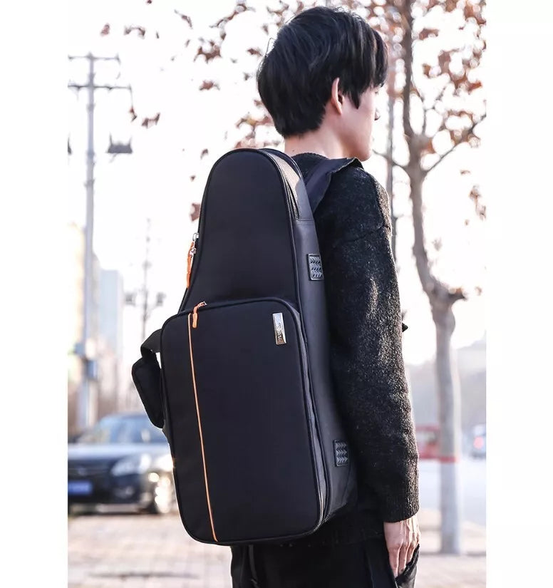Fashionable Sax Gig Bag Alto Saxophone Case Thicken Double Zippers Saxophone Bag