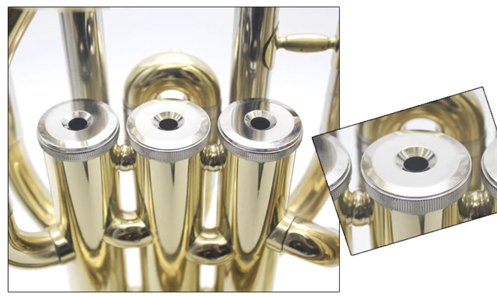 NEW TRUMPET Bb GOLD WITH CASE SCHOOL STUDENT BEST QUALITY Brass instruments AU