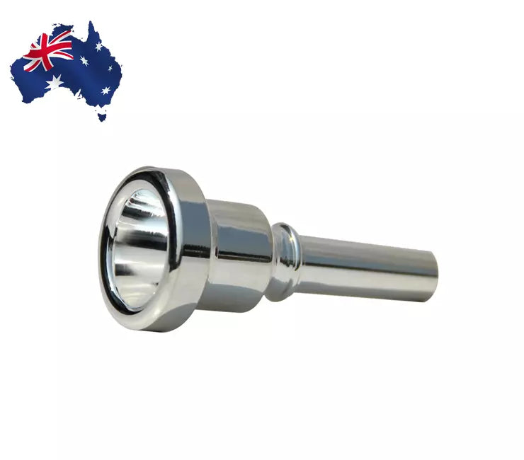 Silver Plated Baritone Mouthpiece Rich Dark Sound 11.5mm Socket Brass Accessorie