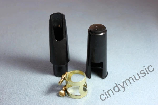 Tenor Saxophone Mouthpiece Set 1x Mouthpiece/1x Cap/1x Metal Ligature AU NEW