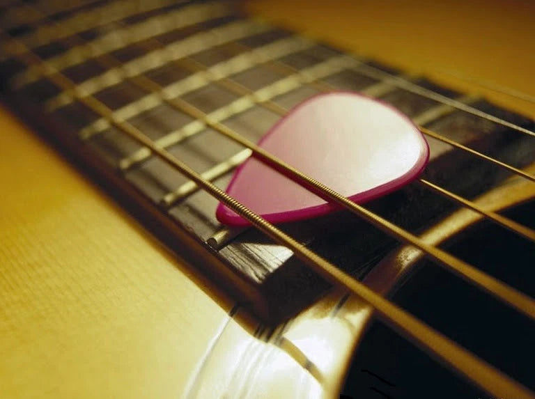 10PCS Guitar Picks Bulk Coloured Celluloid Plectrums Standard Mixed Gauges