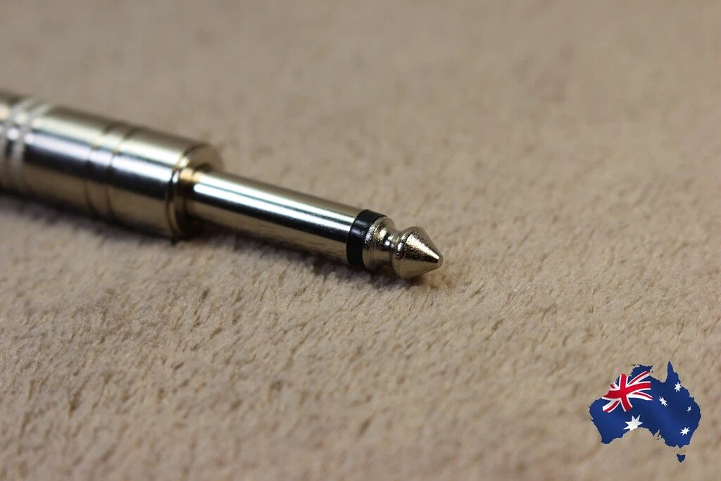 2PCS GUITAR CABLE CONNECTOR/GUITAR METAL PLUG CONNECTOR FOR "JACKS