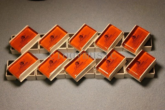 10PCS NaturaRosin to suit all bow types Violin Viola Cello Amber minimal residue