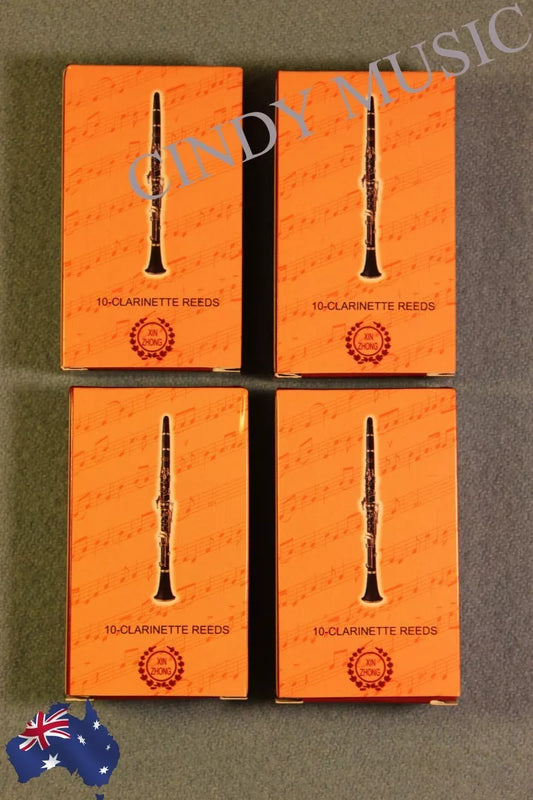 4set Clarinet Reeds bB 40piece Strength 2.5 Traditional Better Sound AU