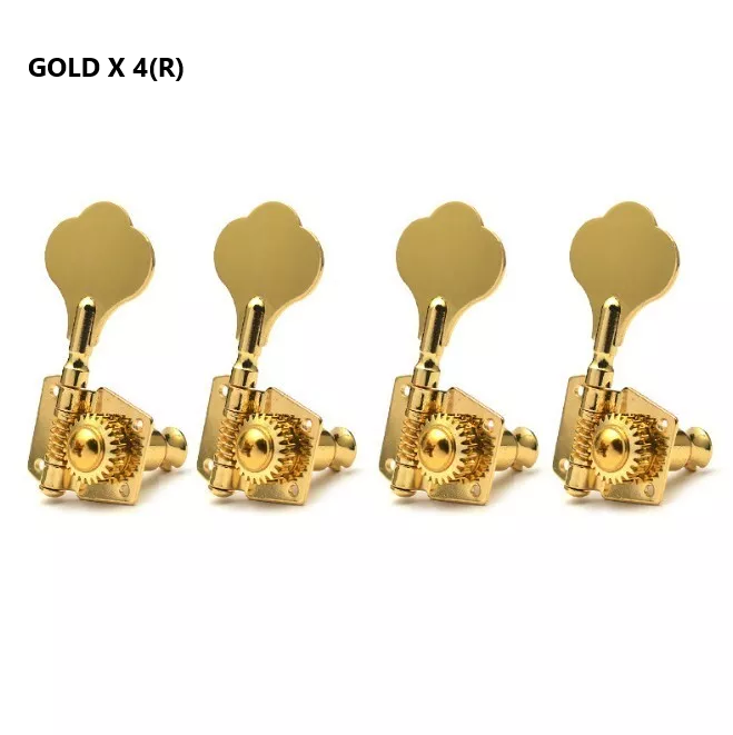 4PCS Electric Bass Guitar Tuners Tuning Pegs Keys Machine Heads Open Gear NEW AU
