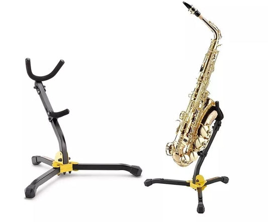 Portable Folding SAXOPHONE STAND Space Saving Design Durable Metal Construction