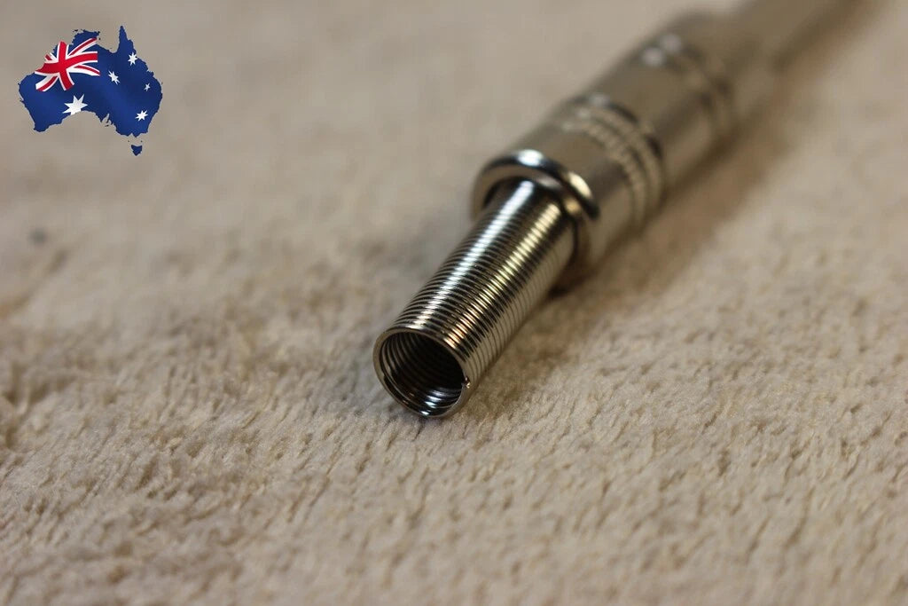 2PCS GUITAR CABLE CONNECTOR/GUITAR METAL PLUG CONNECTOR FOR "JACKS