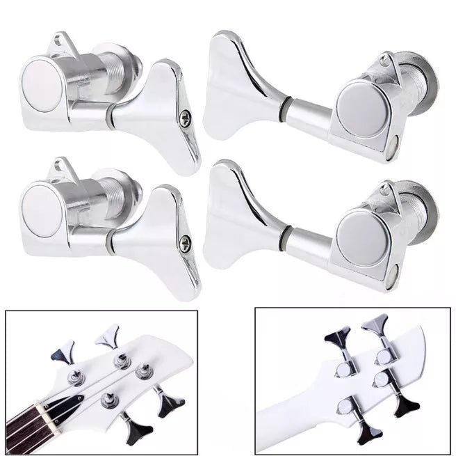 4PCS Electric Bass Guitar Tuners Machine Heads Bass Guitar Tuning Pegs Tuning AU