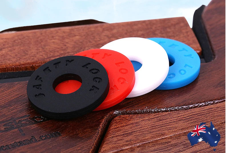 2pcs Guitar Strap Locks Silicone Secure Locking Mechanism Bass Guitar Accessorie