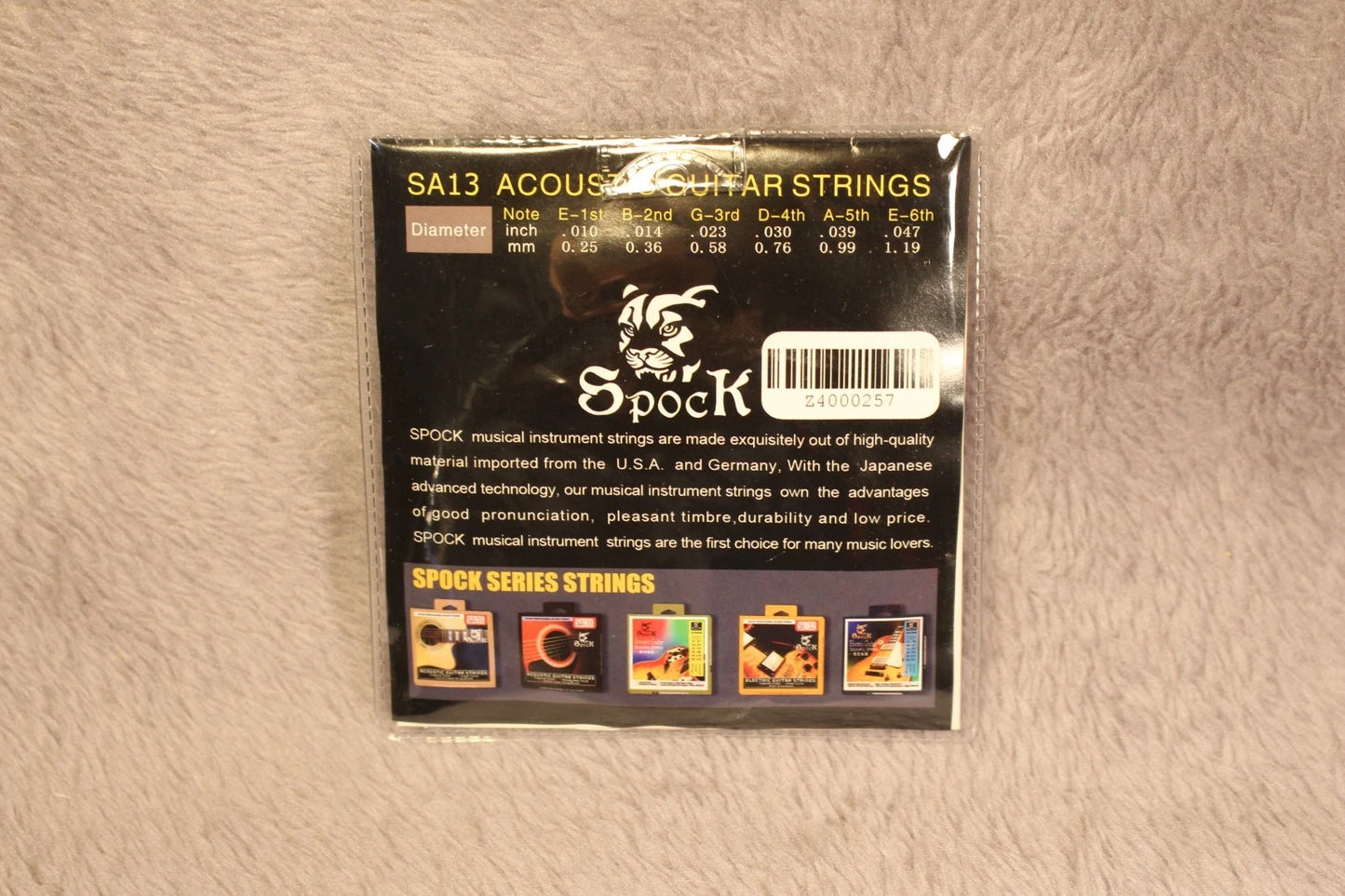 Acoustic Guitar Strings Anti-Rust Coating Coated Copper Alloy Wound 010-047 SET