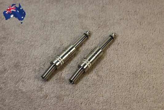 2PCS GUITAR CABLE CONNECTOR/GUITAR METAL PLUG CONNECTOR FOR "JACKS