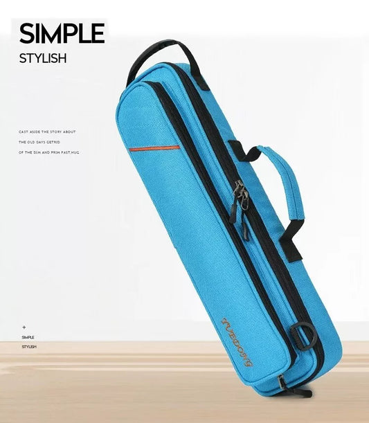Flute Case Bag Portable Anti Shake Flute Gig Bag for Woodwind Musical Instrument