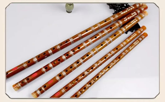 Professional 5pcs set Bamboo Dizi Flute Traditional Flute Musical Instruments AU