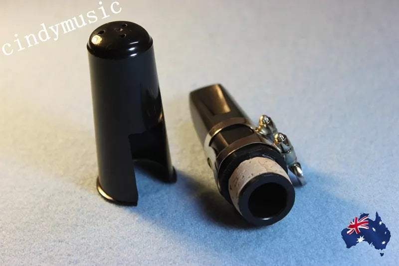 Clarinet Mouthpiece Set 1xMouthpiece 1xCap 1xMetal Ligature bB Wind instruments