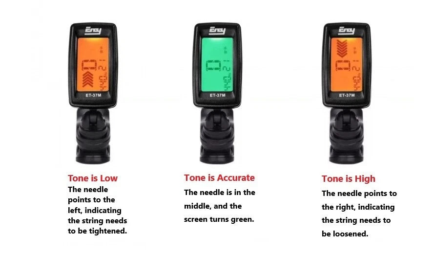 CHINA Erhu Guzheng Pipa 12tone Tuner Tuning Tool String Instrument Accessories