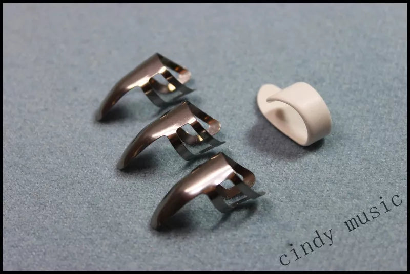 1 Thumb+3 Finger Nail Acoustic Electric Classical Guitar Picks Plectrum Set AU