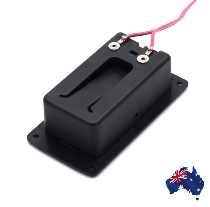 Electric Guitar Bass Active Pickup 9v Battery Box Holder Case Cover Holders Part