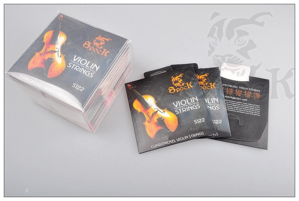 SPOCK Violin Strings Universal Full Set G-D-A-E Premium Alloy 4/4 3/4 1/2 1/4