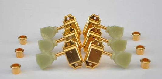 Vintage Guitar Tuners String Tuning Pegs Heads Button for Les Paul Guitar GOLD AU