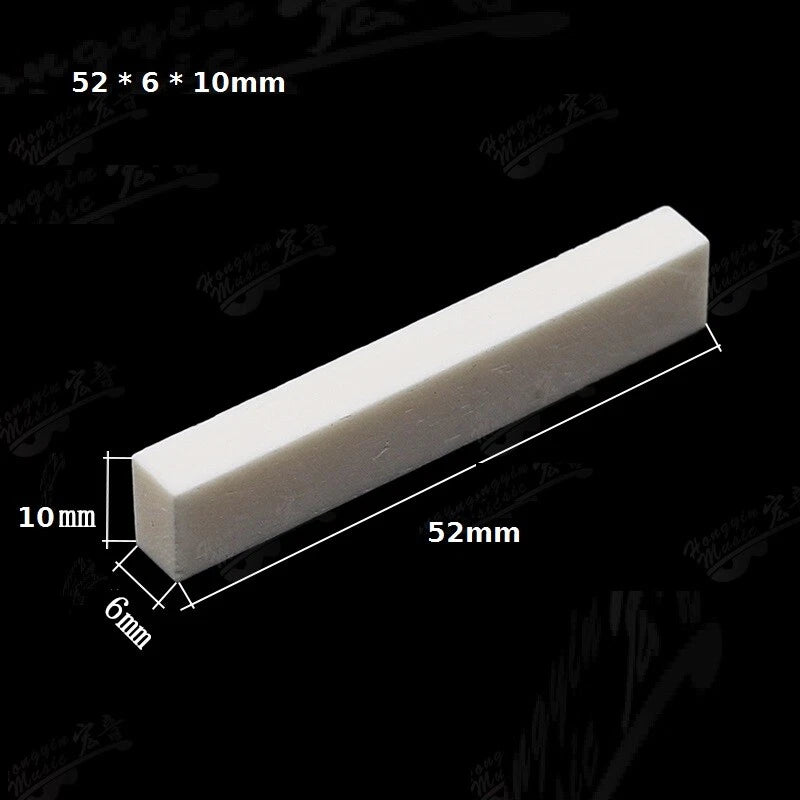 1PC Acoustic Guitar Bridge Nut bone DIY instrument material Bass UkuleLe Banjo