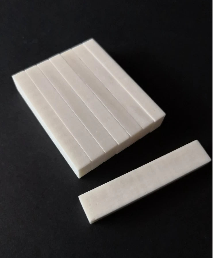 1PC Acoustic Guitar Bridge Nut bone DIY instrument material Bass UkuleLe Banjo