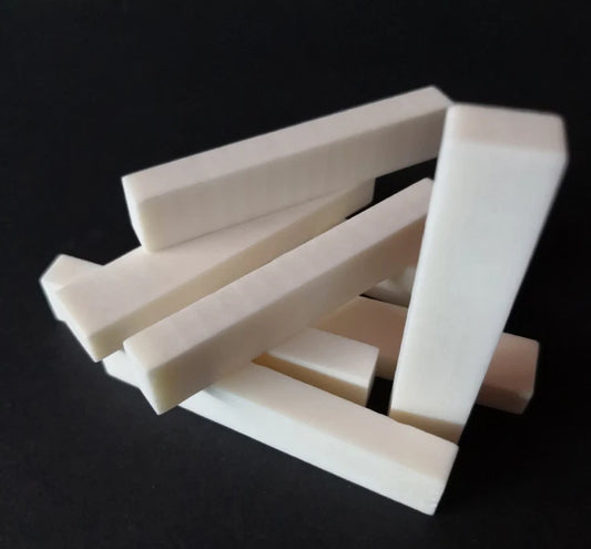 1PC Acoustic Guitar Bridge Nut bone DIY instrument material Bass UkuleLe Banjo