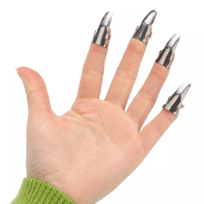 1Pc Metal Acoustic Guitar Picks Banjo Ukulele Finger Nail Picks Adjustable