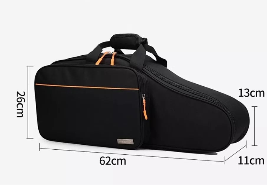 Fashionable Sax Gig Bag Alto Saxophone Case Thicken Double Zippers Saxophone Bag