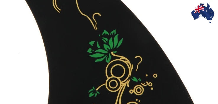 Comma Shaped Acoustic Guitar Self Adhesive guard Scratch Plate Folk green patter
