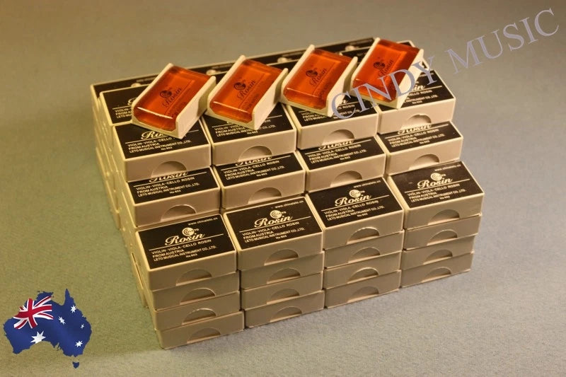 100pcsNatural Rosin suit all bow types Violin Viola Cello Amber minimal residue