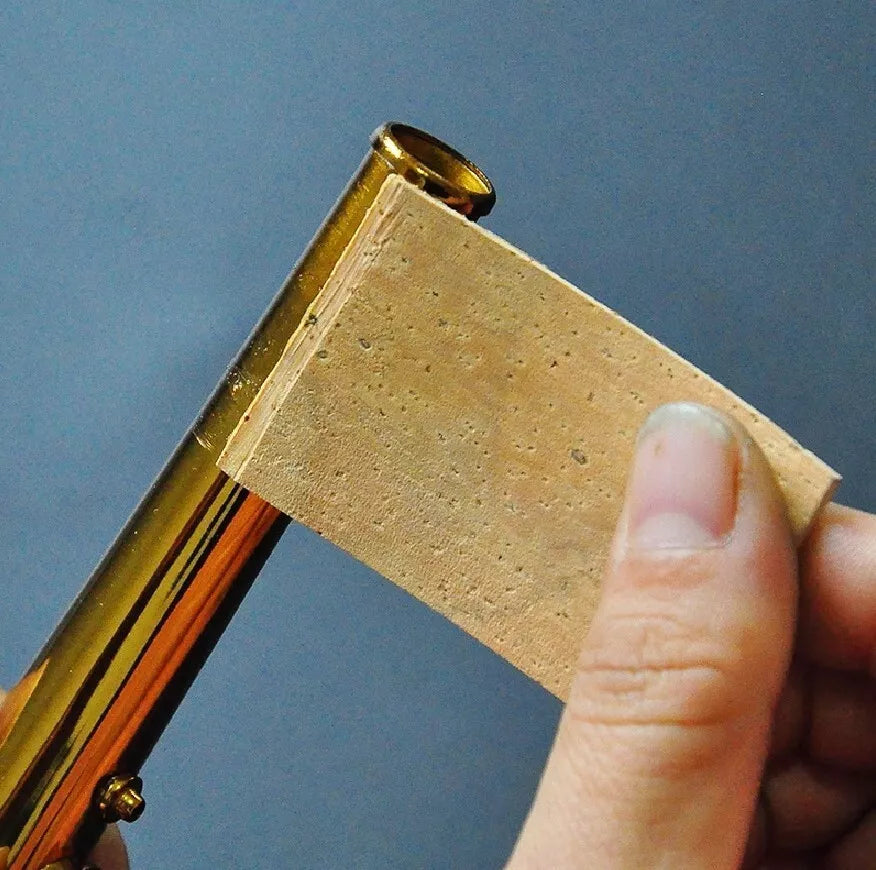 SOPRANO Saxophone Cork Neck Sheet Strip Interface Blow Nozzle Musical Instrument