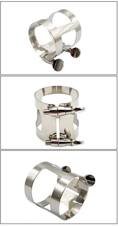 Clarinet Mouthpiece nickel metal Ligature clarinet parts Bb Adjustable Screws AU