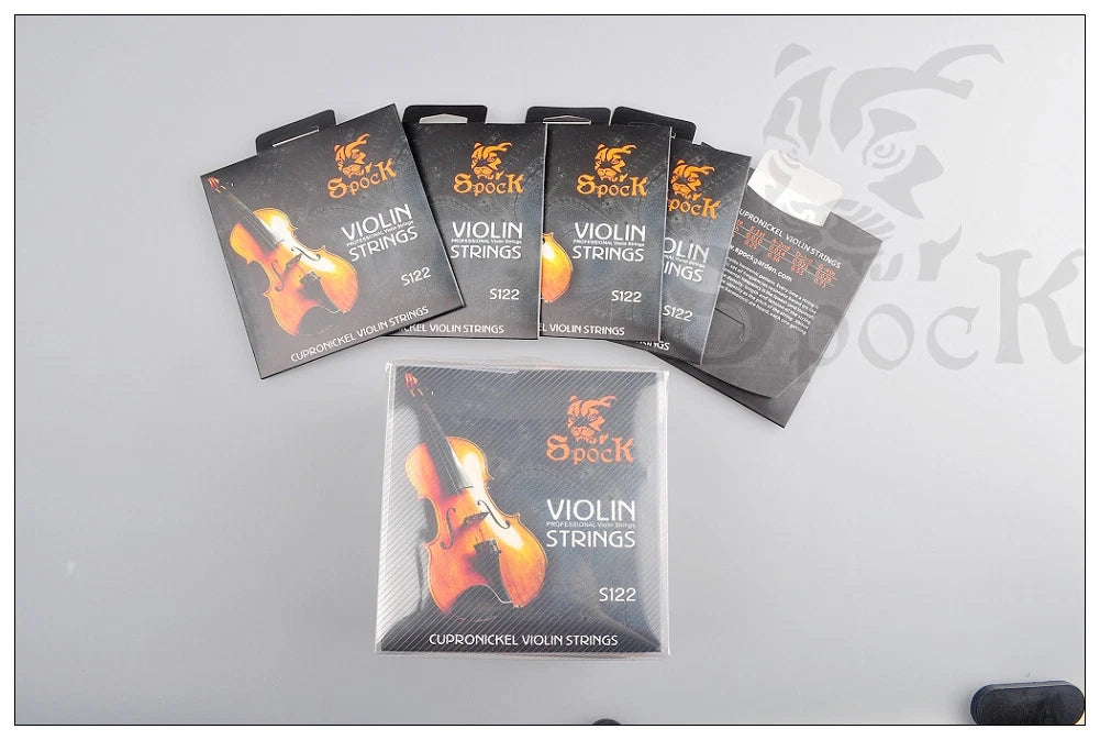 SPOCK Violin Strings Universal Full Set G-D-A-E Premium Alloy 4/4 3/4 1/2 1/4