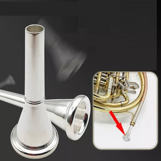 French horn trumpet Mouthpiece Silver Copper Plated Standard Horn Mouthpiece AU